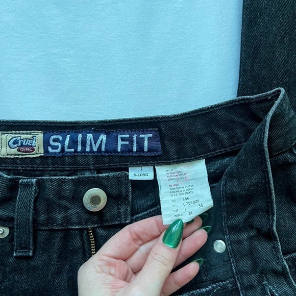 Vintage Y2K Cruel Girl Black Jeans - Picture 6 of 7